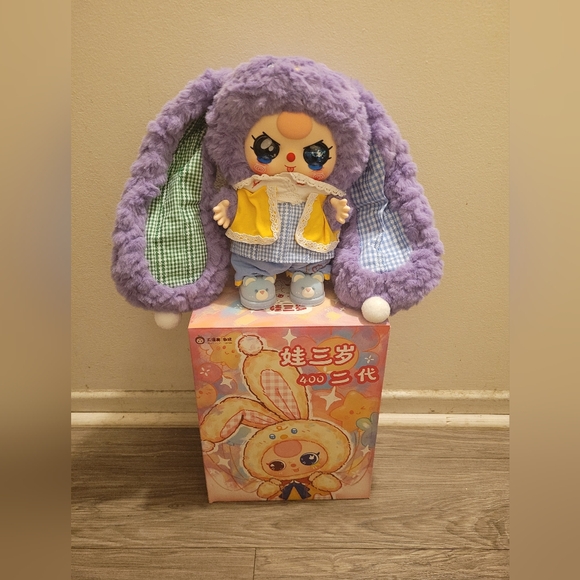 Baby three 400% v2 series plush doll Secret special glitter tear eyes